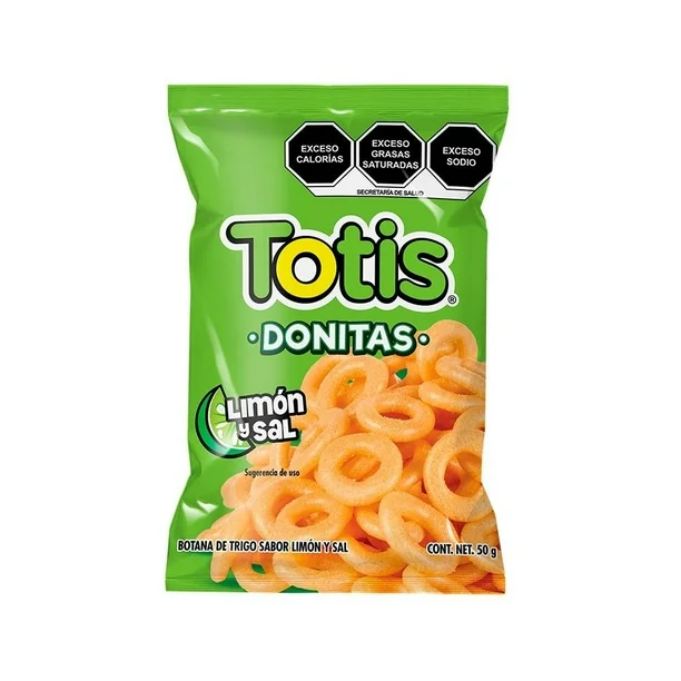 Totis – Donitas Limón y Sal collation au citron et sel 50 g