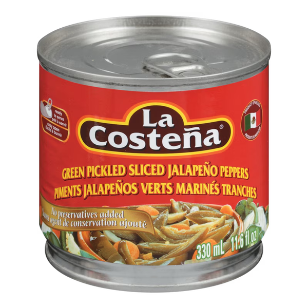 La Costeña – Jalapeños verts marinés tranchés 330 ml