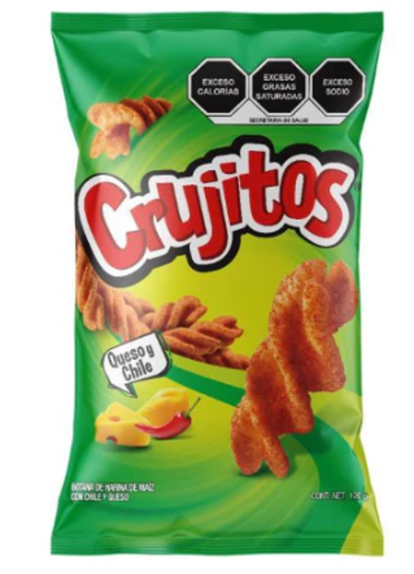Sabritas Crujitos - Collation de maïs saveur fromage et chili 150 g