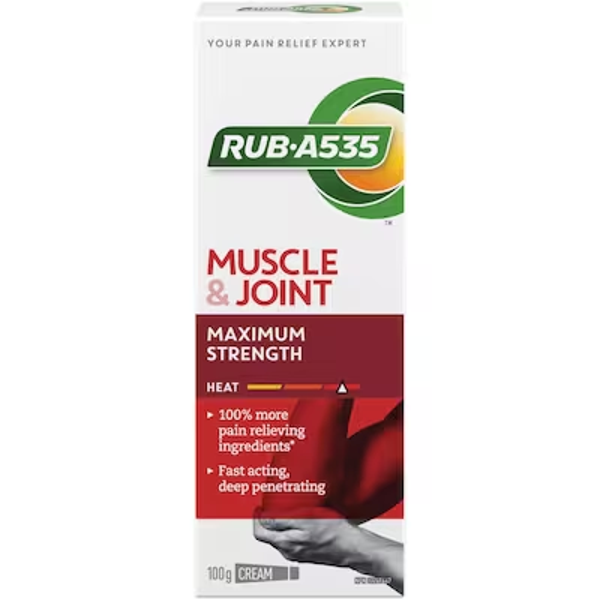 Rub A535 – Crème muscles et articulations Maximum Strength 100 g