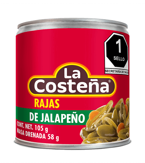 La Costeña – Jalapeños en lanières (escabèche)