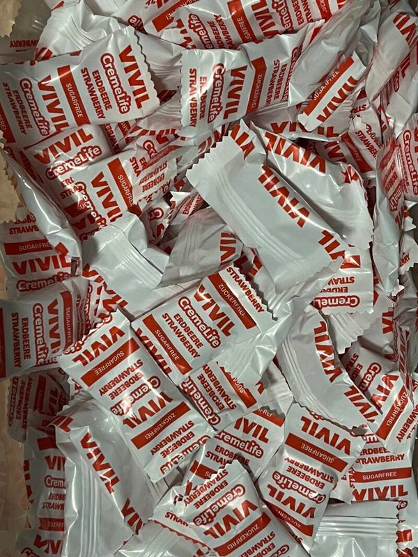 Bonbons fraise sans sucre