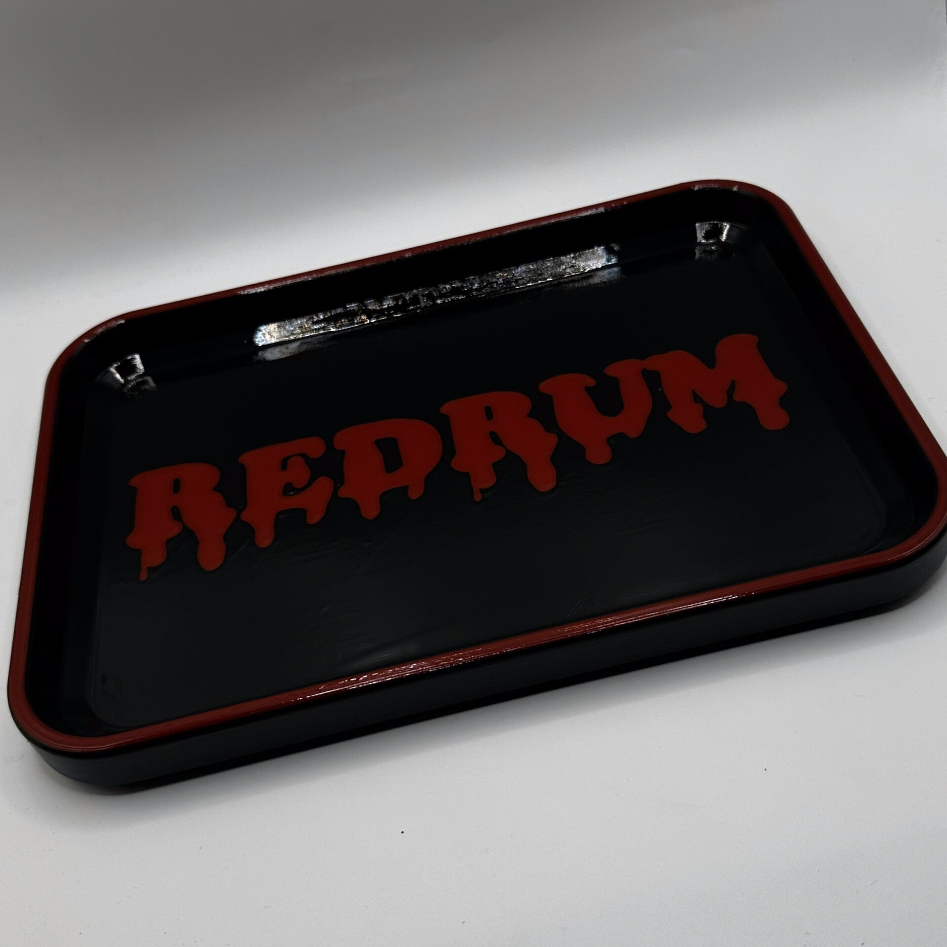 10" large Custom text rolling Tray
