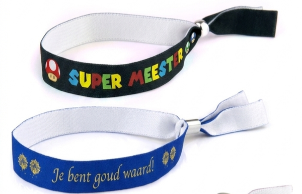 Dankjewel Juf!  Meester! Een klein gebaar...festivalbandje