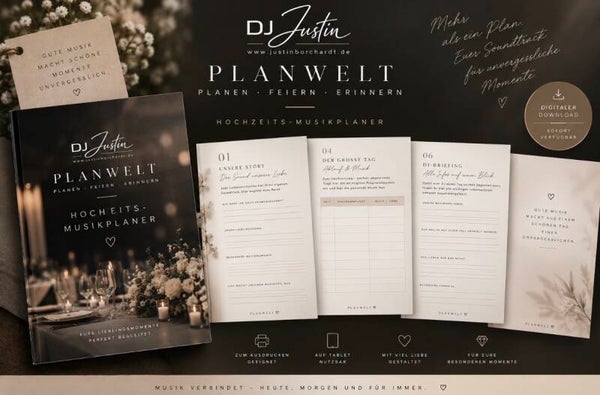 Hochzeitsplaner – Musik, die zu euch passt 🤍