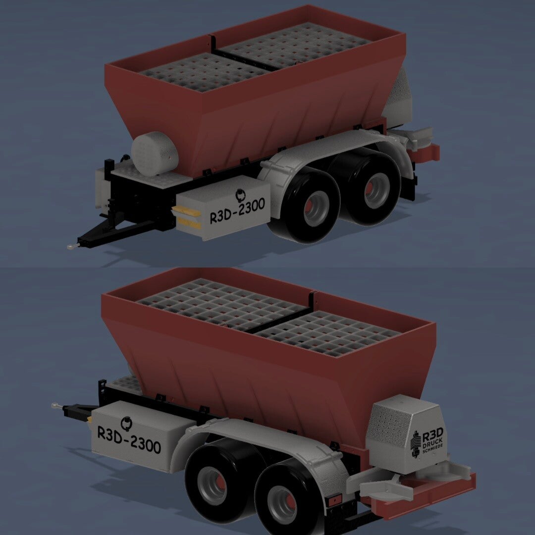 R3D-2300 Streuwagen (1/16, 1/14,5) - Bausatz (3D-gedruckt)