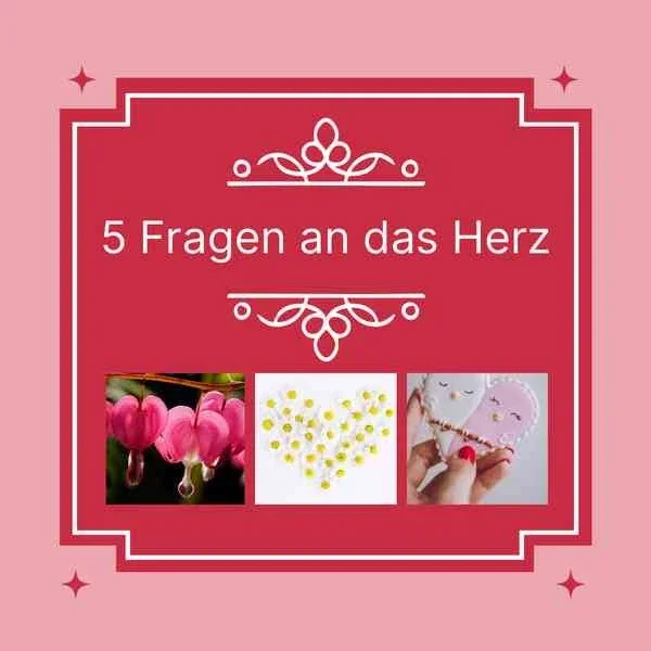 5 Fragen an sein/ihr Herz