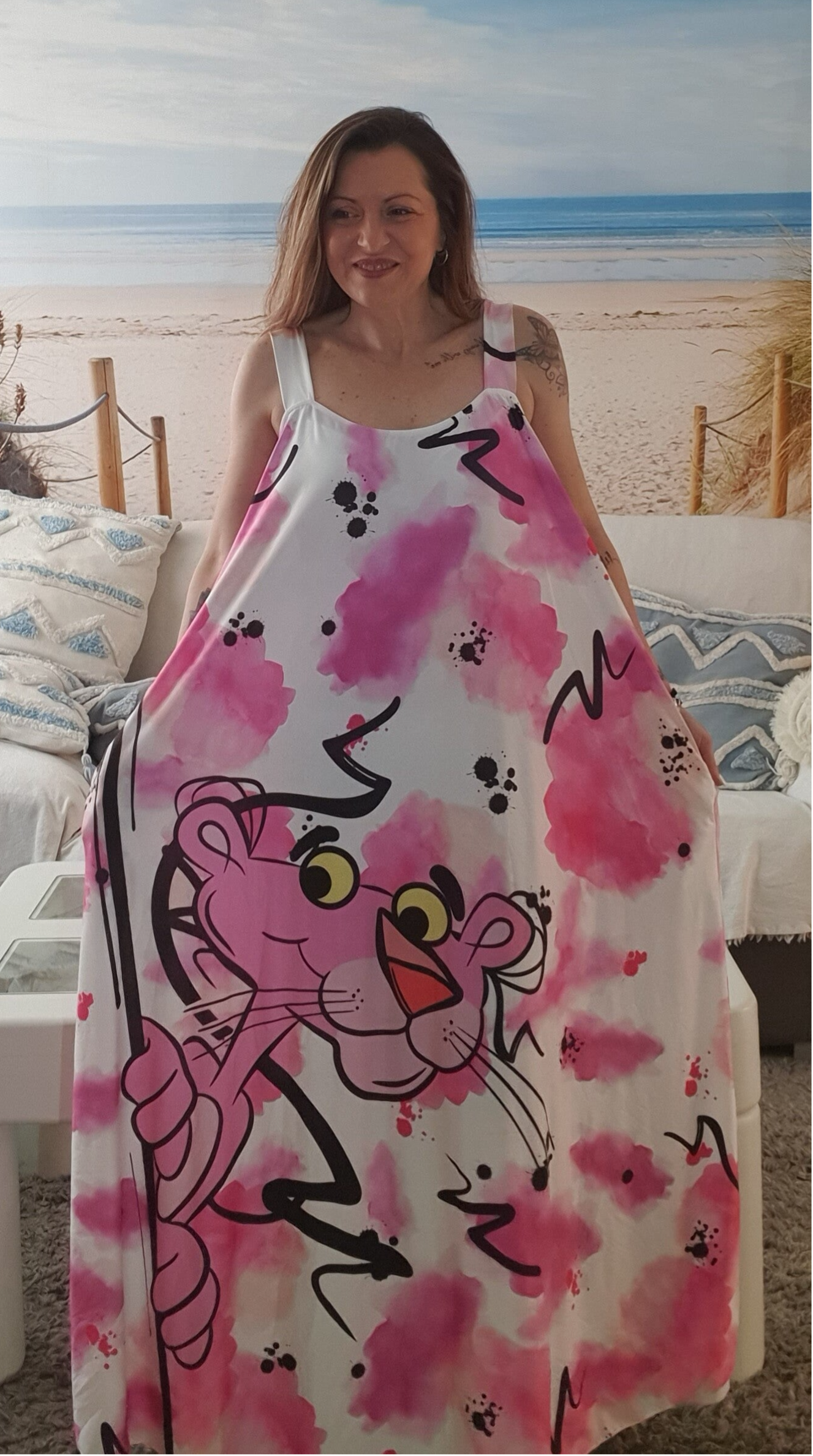 Vestido Pink Panter