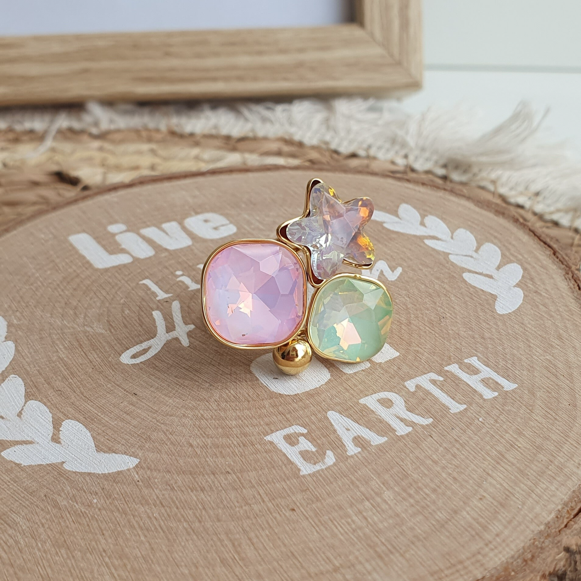 Anillo Cristal Estrella