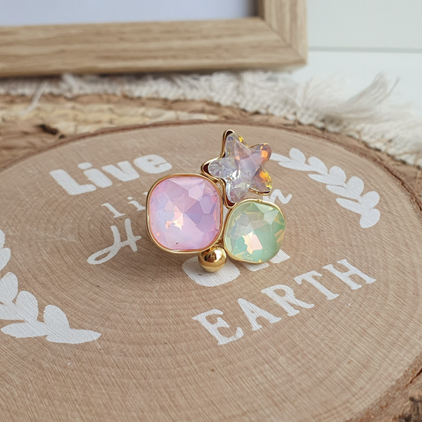 Anillo Cristal Estrella