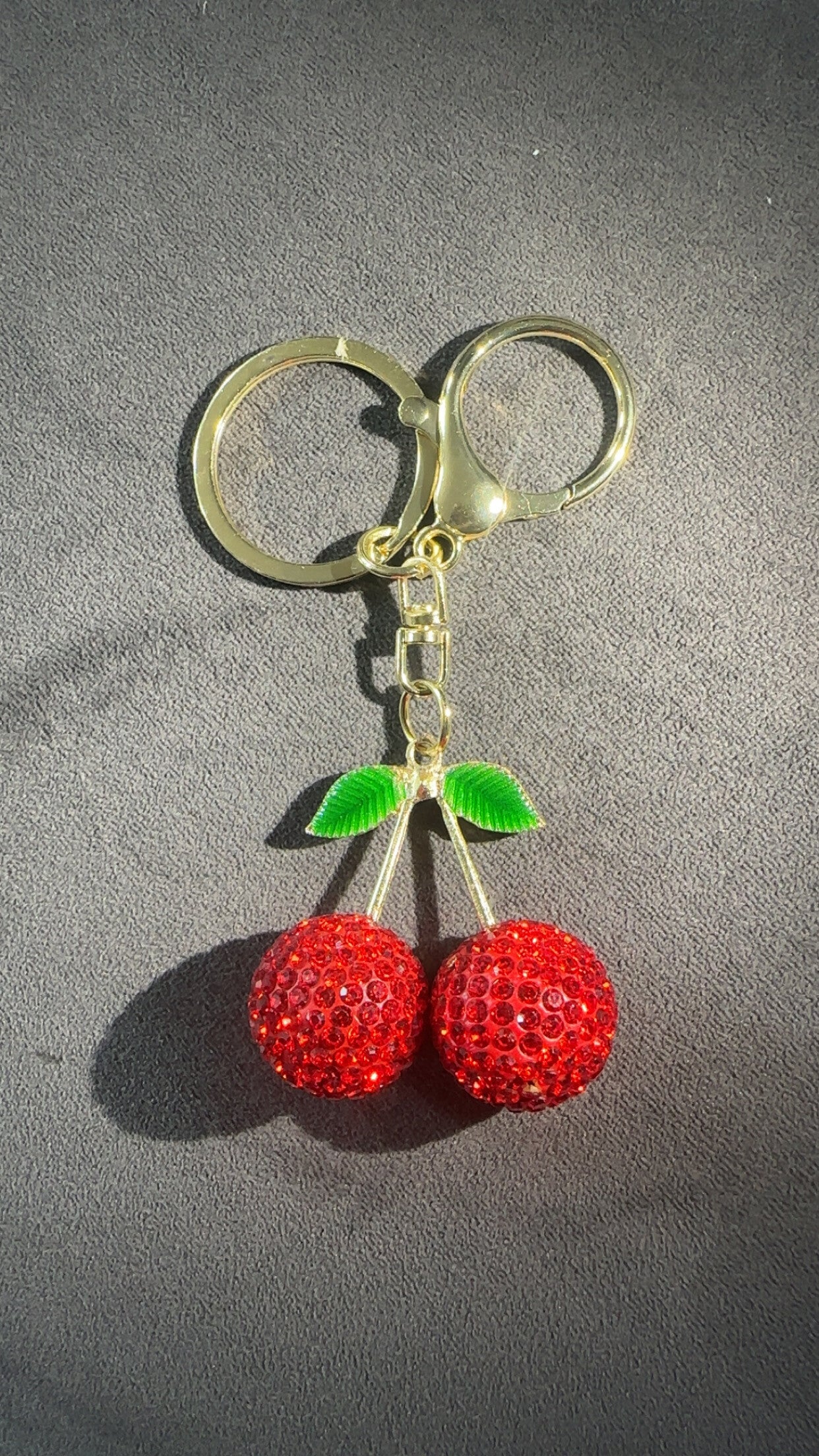 Rode kersen sleutelhanger🍒