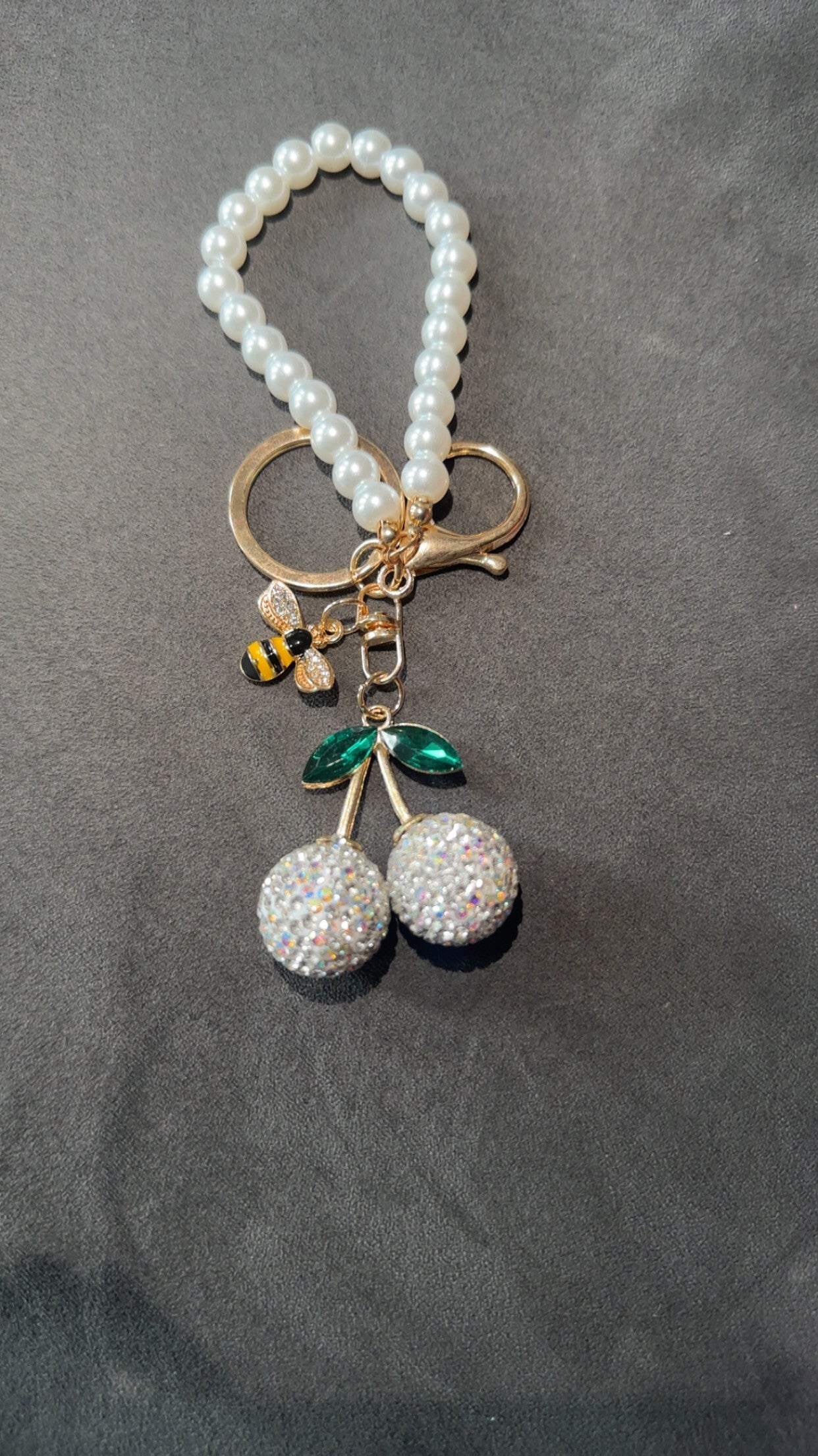 Kersen sleutelhanger