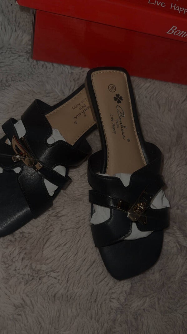 Zwarte Slippers