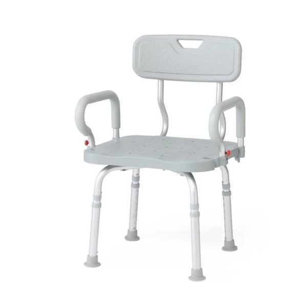 SWIVEL SHOWER CHAIR WITH ARM AND BACK
