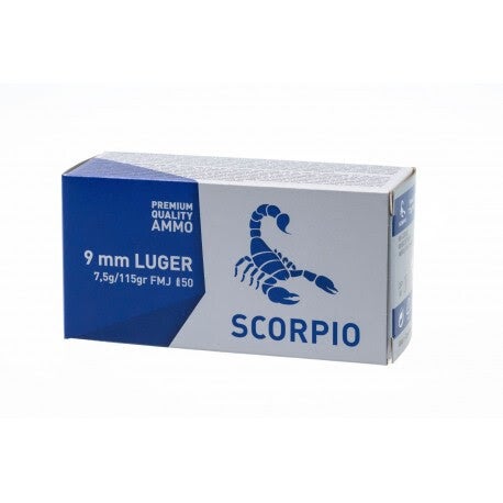 9mm Luger - STV Scorpio VM 115grs Bleikern
