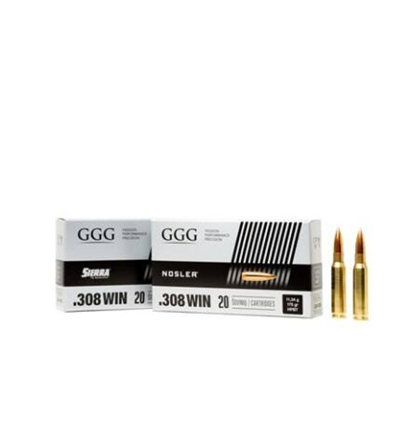 GGG Munition .308Win BTHP 175grs