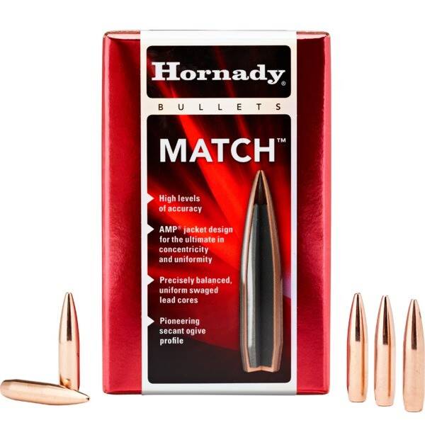 HORNADY GESCHOSSE .308 168GR BTHP MATCH