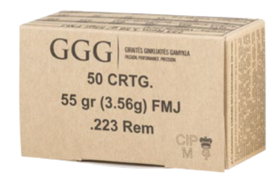 GGG Munition .223Rem FMJ 55grs