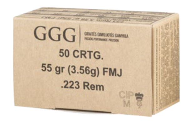GGG Munition .223Rem FMJ 55grs