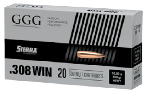 GGG Munition .308Win BTHP 168grs