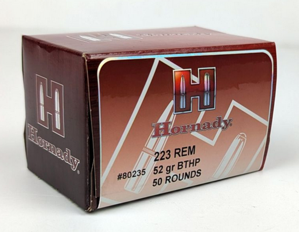 HORNADY MUNITION .223 REM 52GR BTHP 50