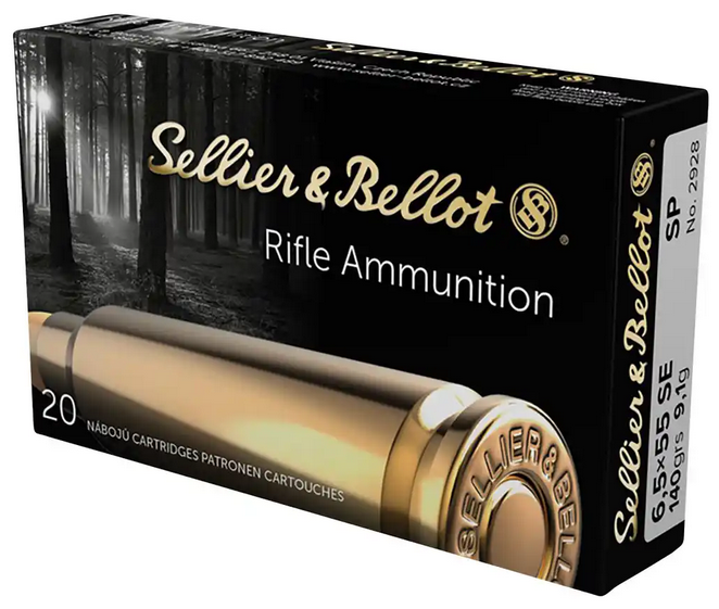 Sellier & Bellot 6,5x55 Teilmantel 9,1g/140grs.