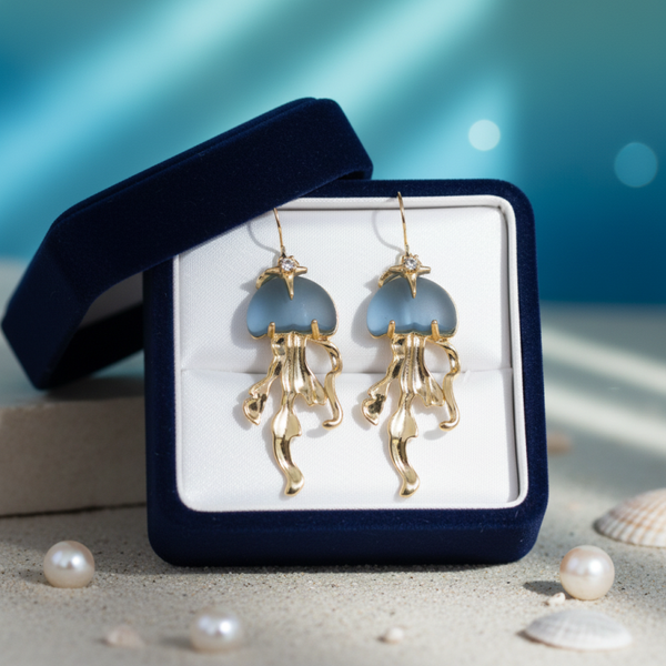 Jellyfish earrings