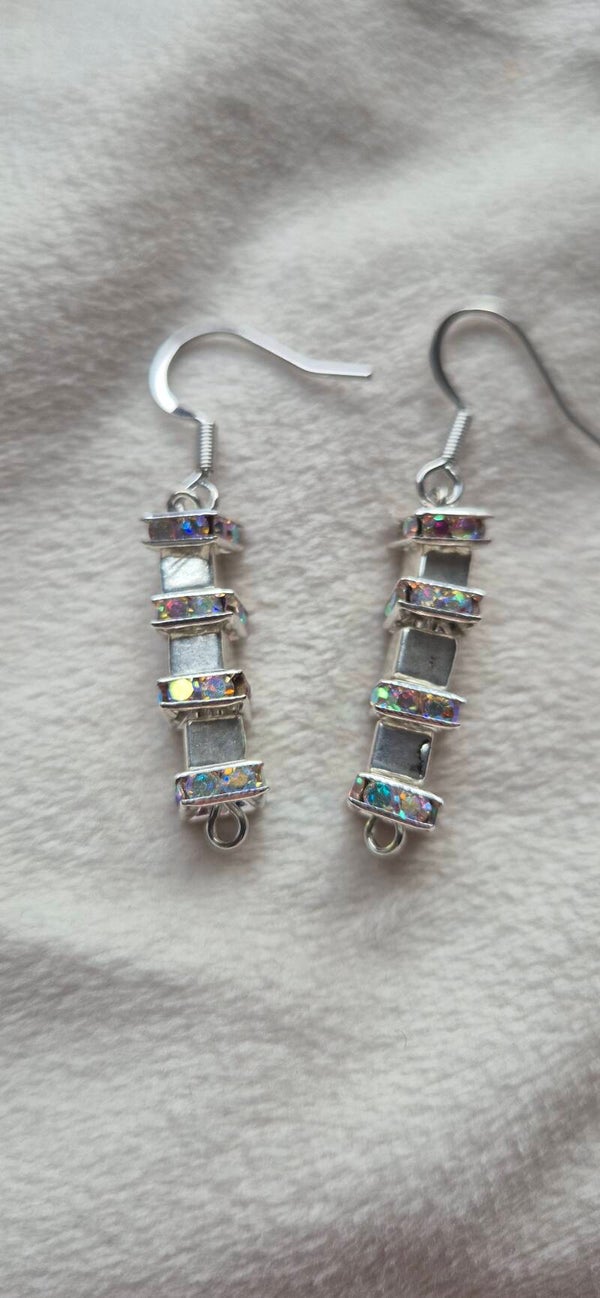 Silver Geometric earrings