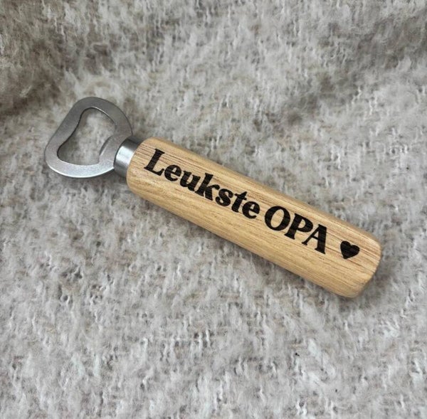 Bieropener gegraveerd | Leukste opa