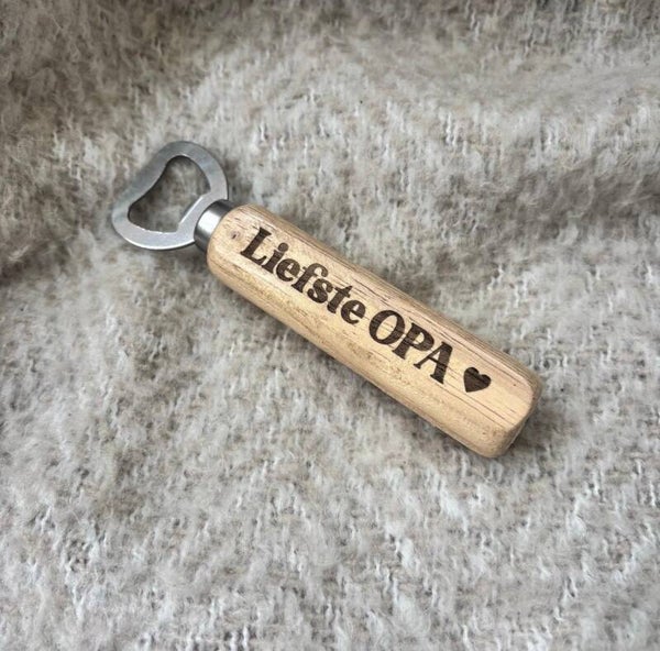Bieropener gegraveerd | Liefste opa