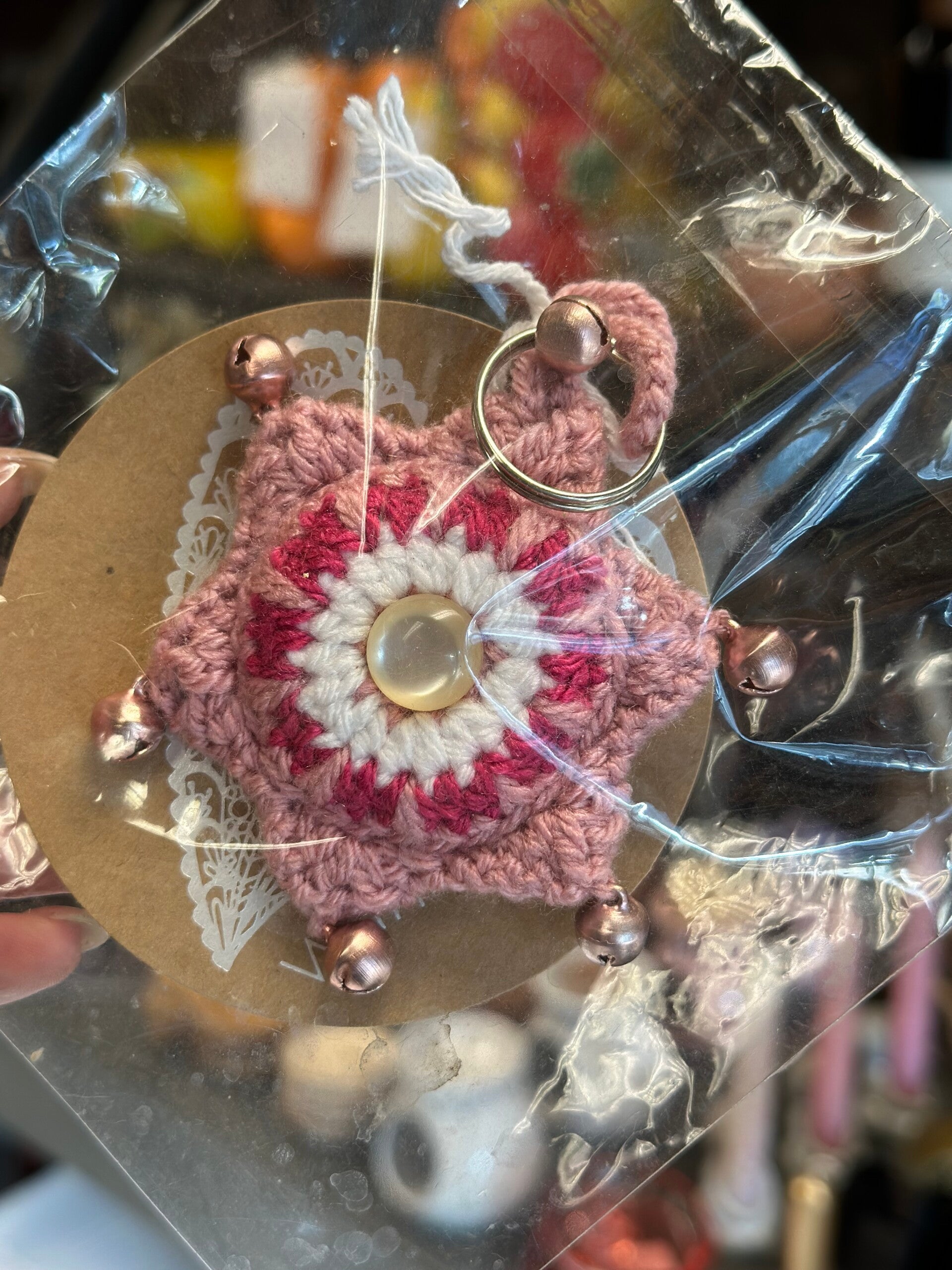 Tassenhanger gehaakt