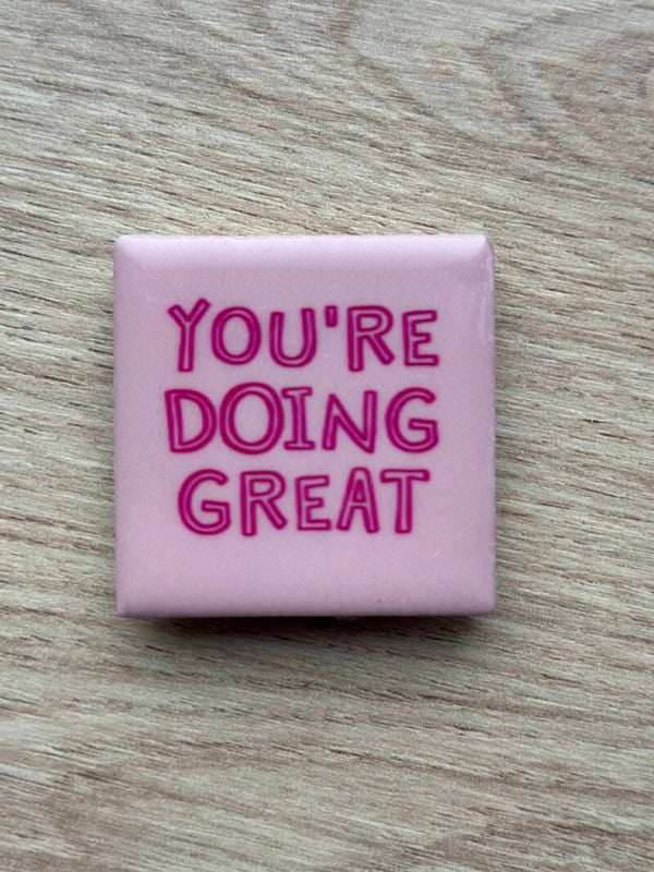 You’re doing great