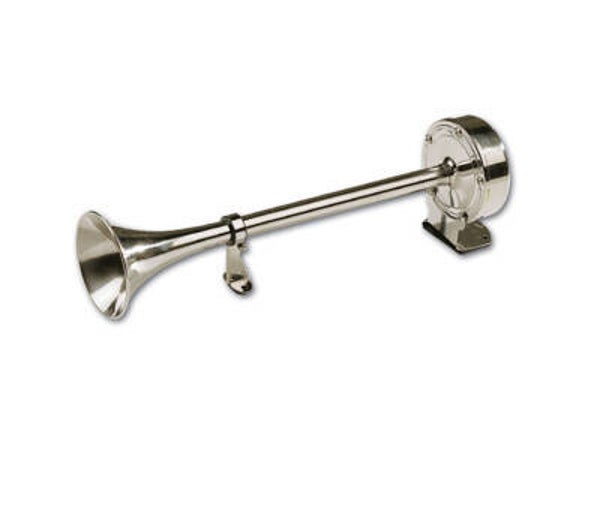 Hollex Scheepshoorn enkel 24V RVS