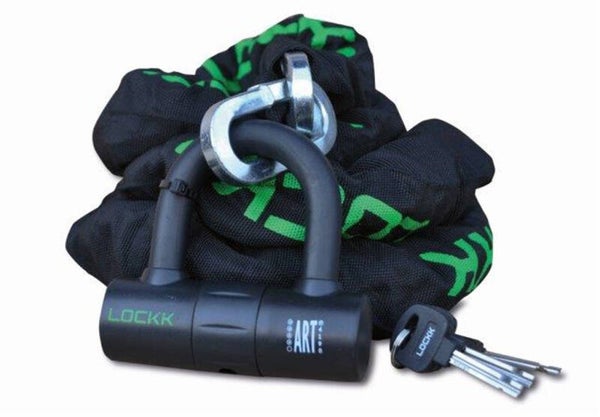 Lockk Kettingslot met loop 2,5 mtr. ART-4 + Hangslot
