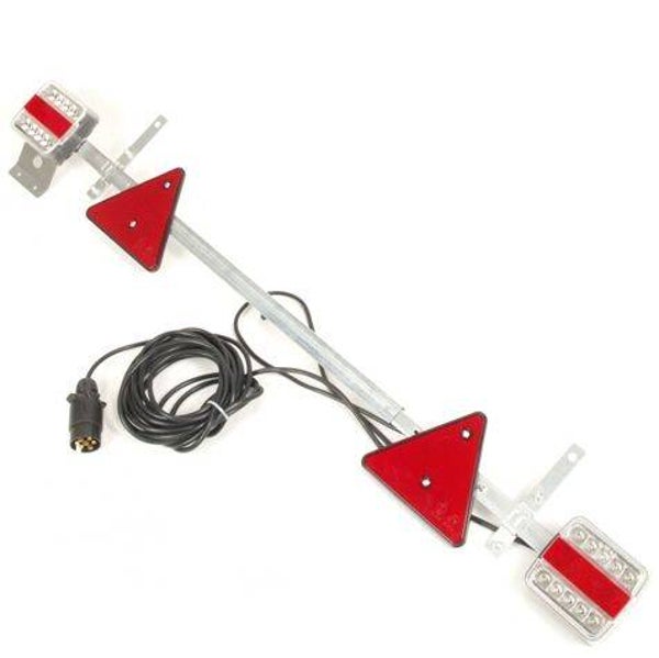 Trailergear Verlichtingsbalk instelbaar LED 7,5M 7-Polig