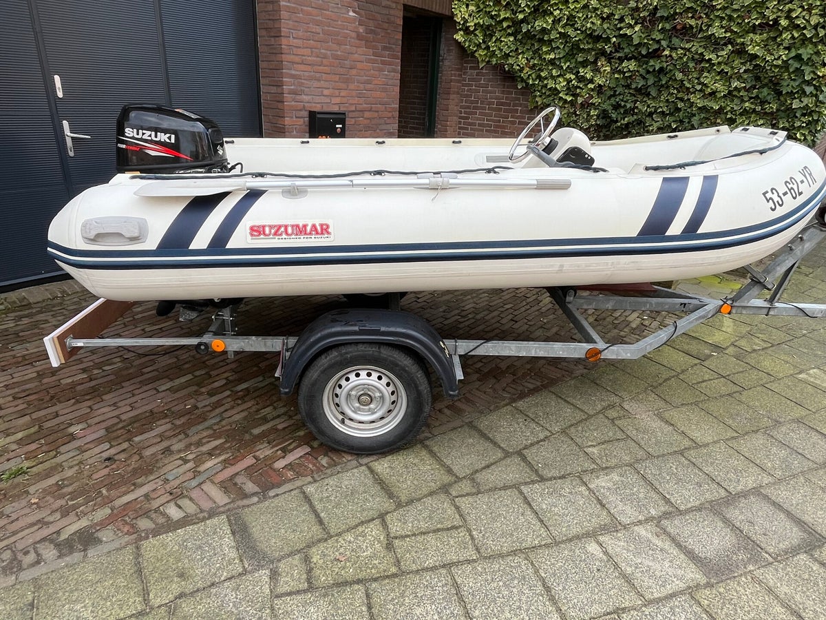 RIB Suzumar 350 + SUZUKI 25pk + trailer | ReGi Watersport