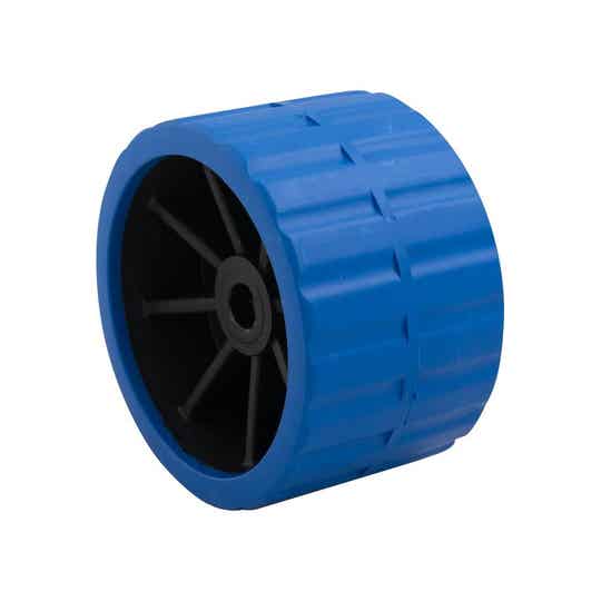 Boot-zijrol Blauw 120x75, AS 15mm.