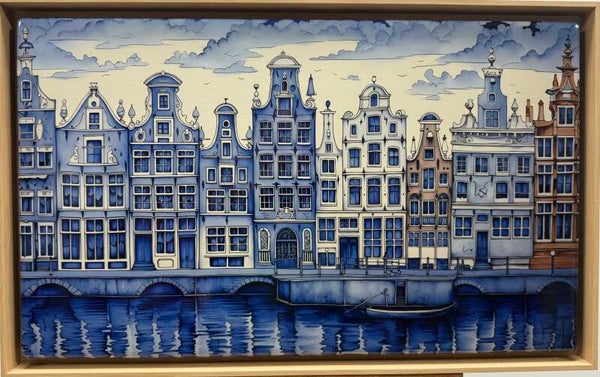 Delftsblauwe huisjes