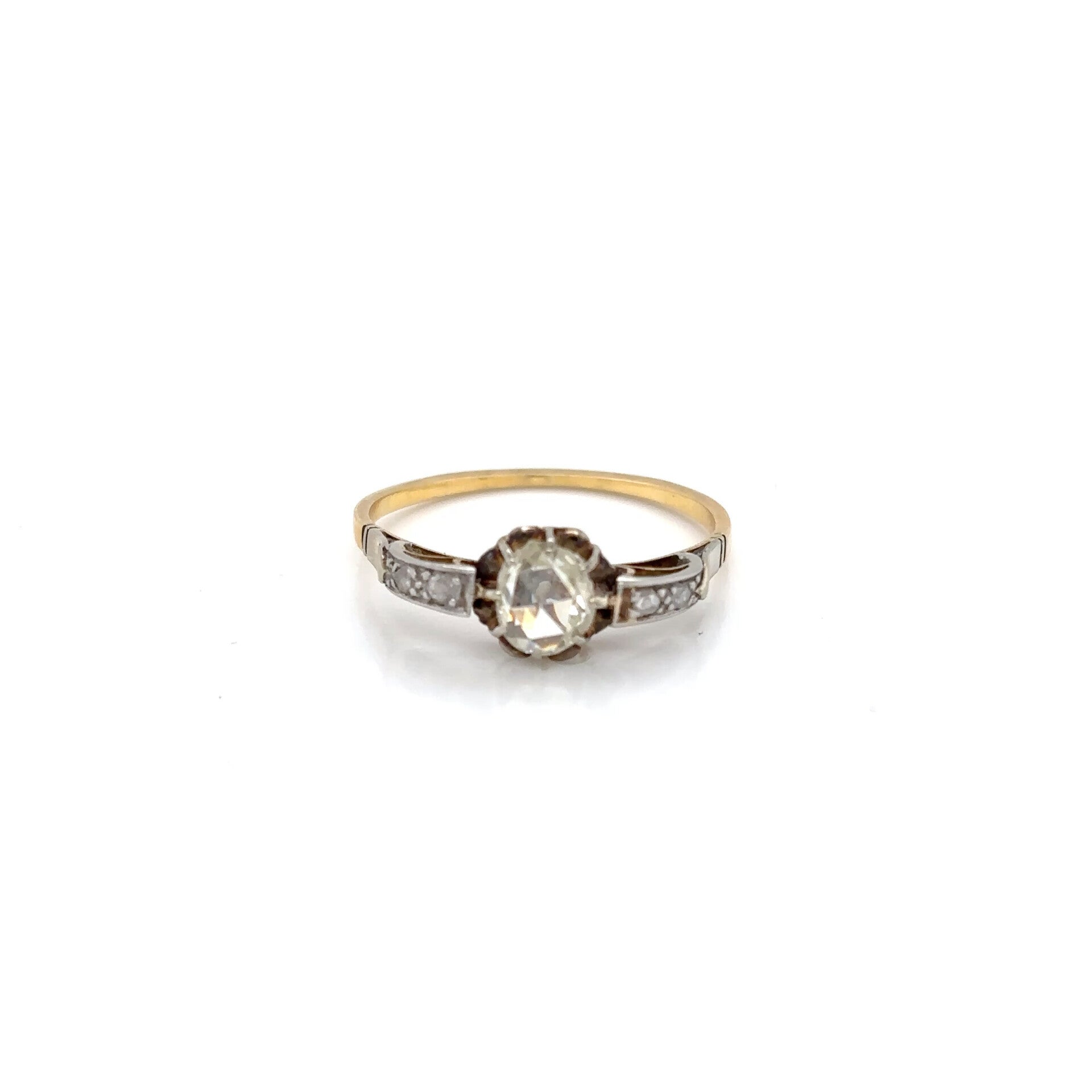 Edwardian Rose Cut Diamond Ring