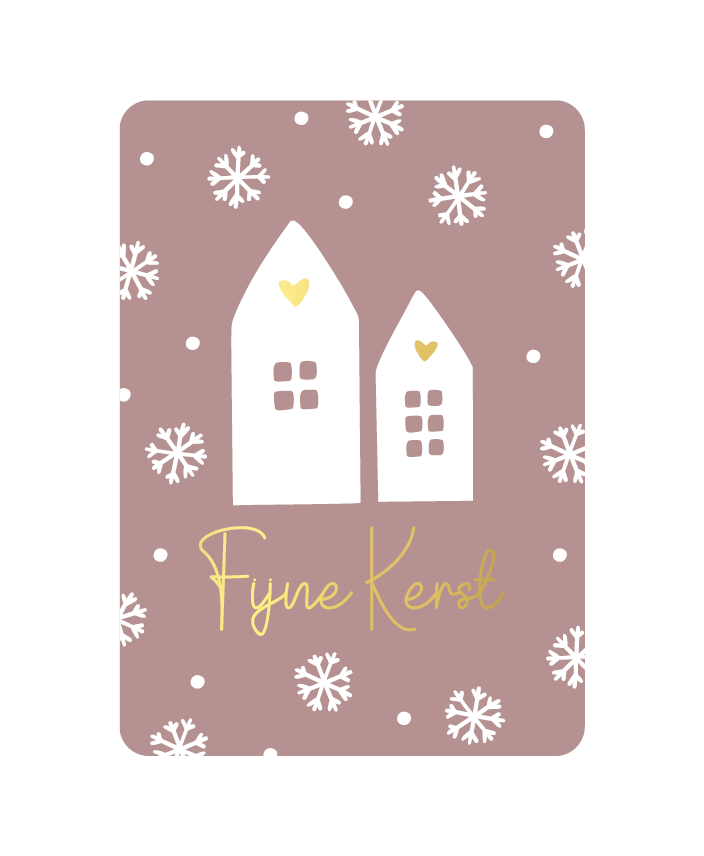 Wenskaart fijne kerst