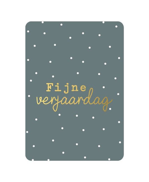 Wenskaart fijne verjaardag