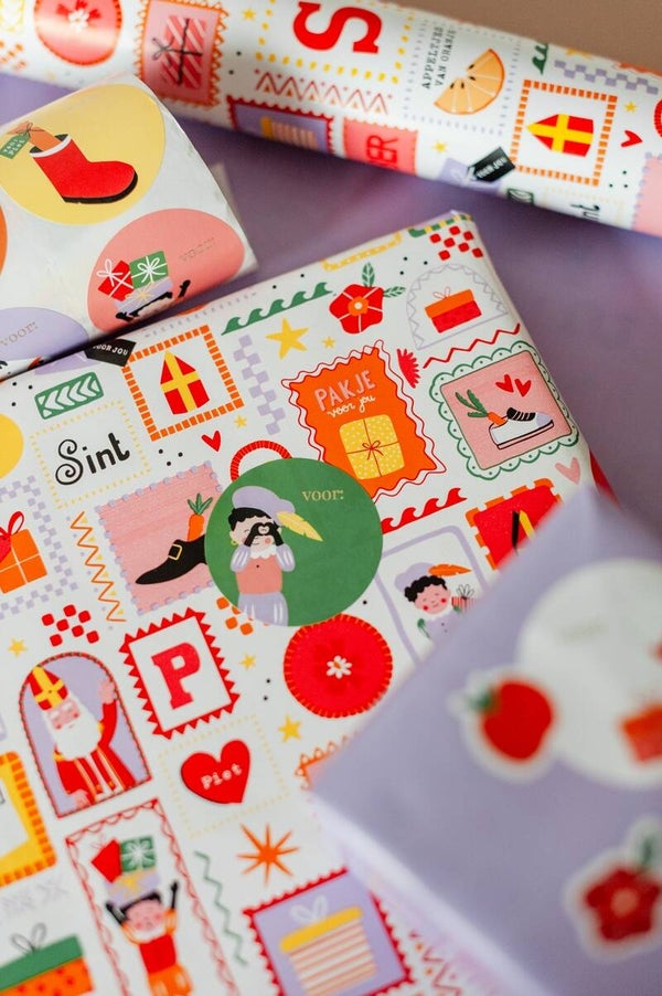 Inpakpapier sinterklaasfeest