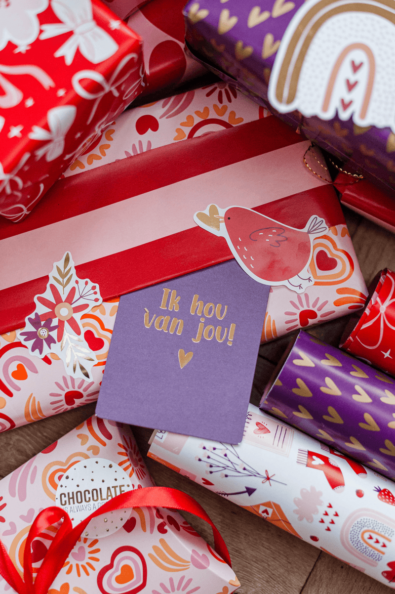 Wenskaart ik hou van jou