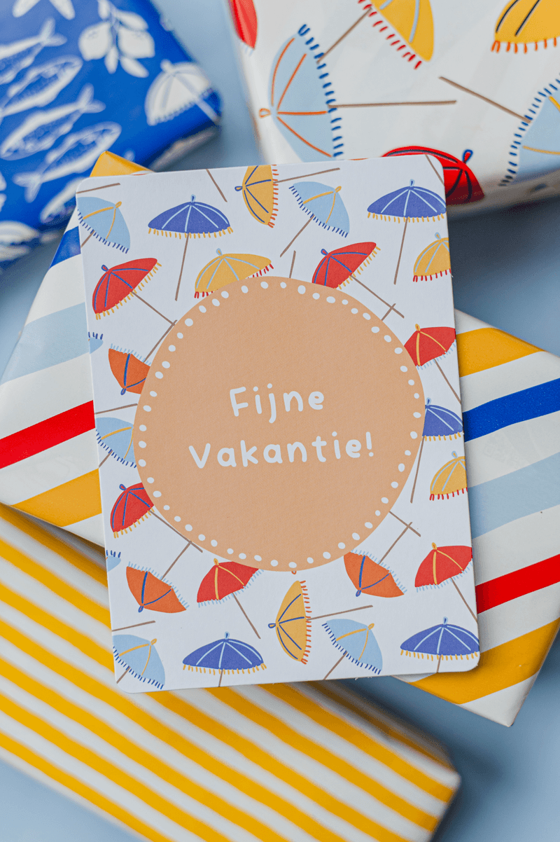 Wenskaart fijne vakantie