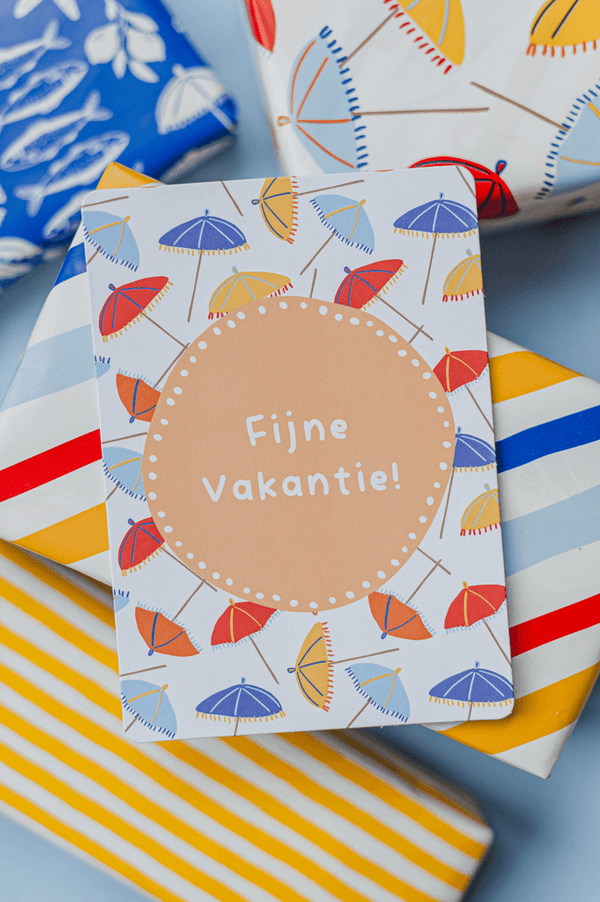 Wenskaart fijne vakantie