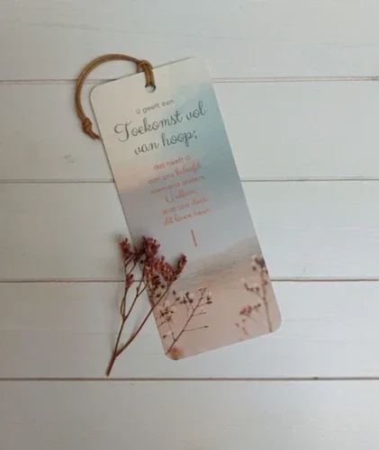 Boekenlegger Toekomst vol van hoop