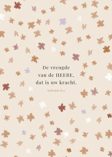 Wenskaart de vreugde van de Heere