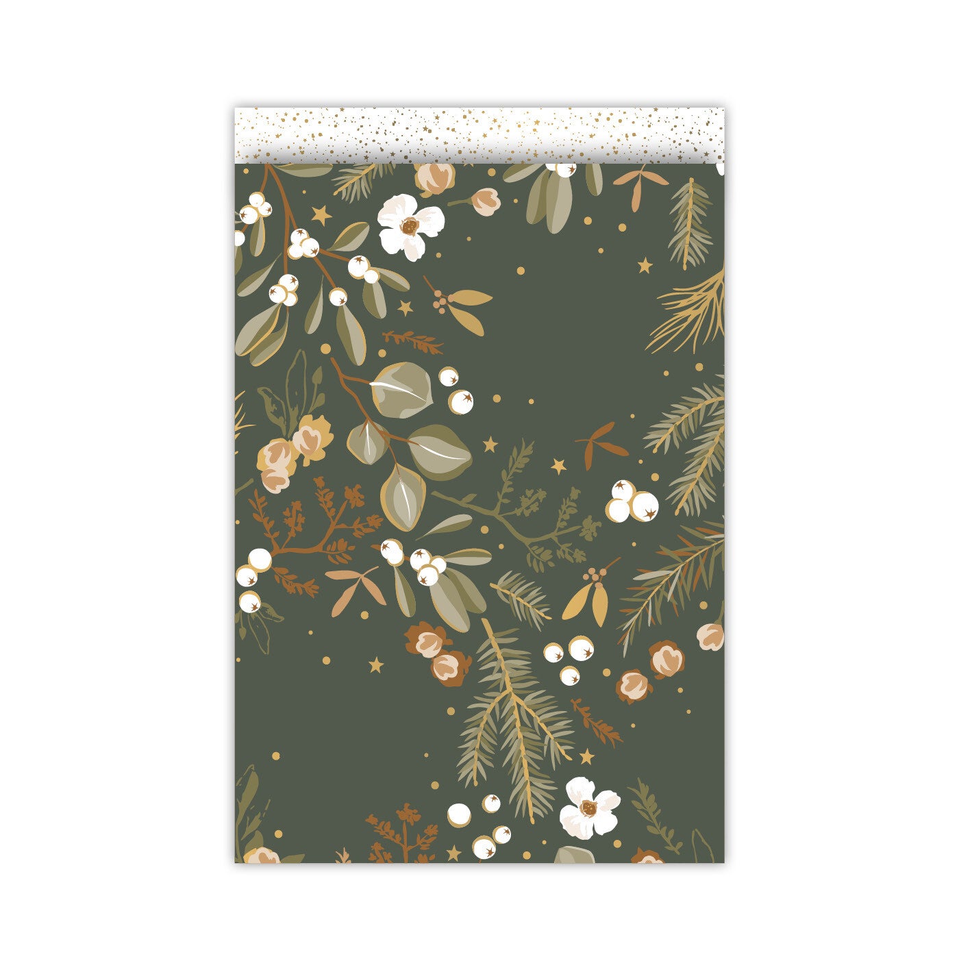 Cadeauzakje groot let's decorate kerst