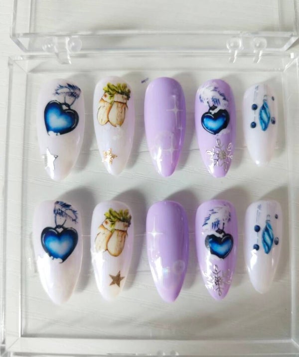 Purple snow
