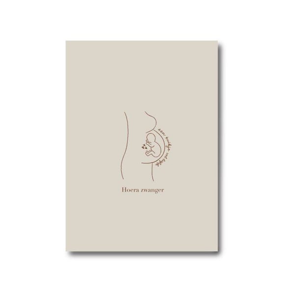 Zwanger - Wenskaart